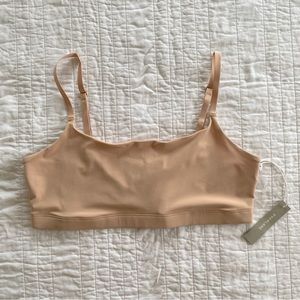 NWT | Everlane Invisible Square-Neck Bralette in Tan